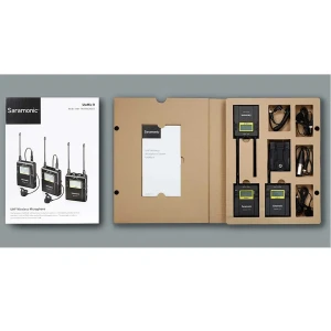 میکروفون بی‌‌سیم یقه‌ای سارامونیک مدل UwMic9 Kit2
